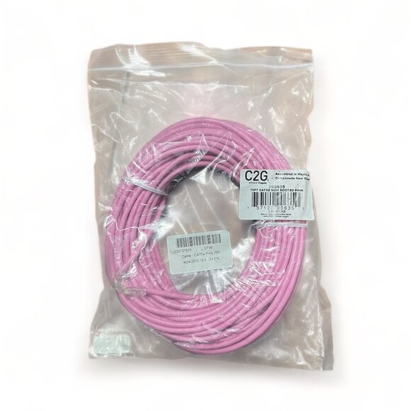 C2G 75ft (22.8m) Cat5e Non-Booted Unshielded (UTP) Ethernet Network Patch Cable - Picture 3 of 4